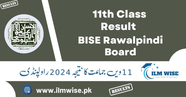 BISE Rawalpindi Board 11th Class Result 2024