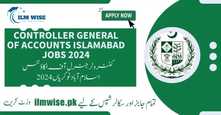 Controller General of accounts Islamabad Jobs 2024