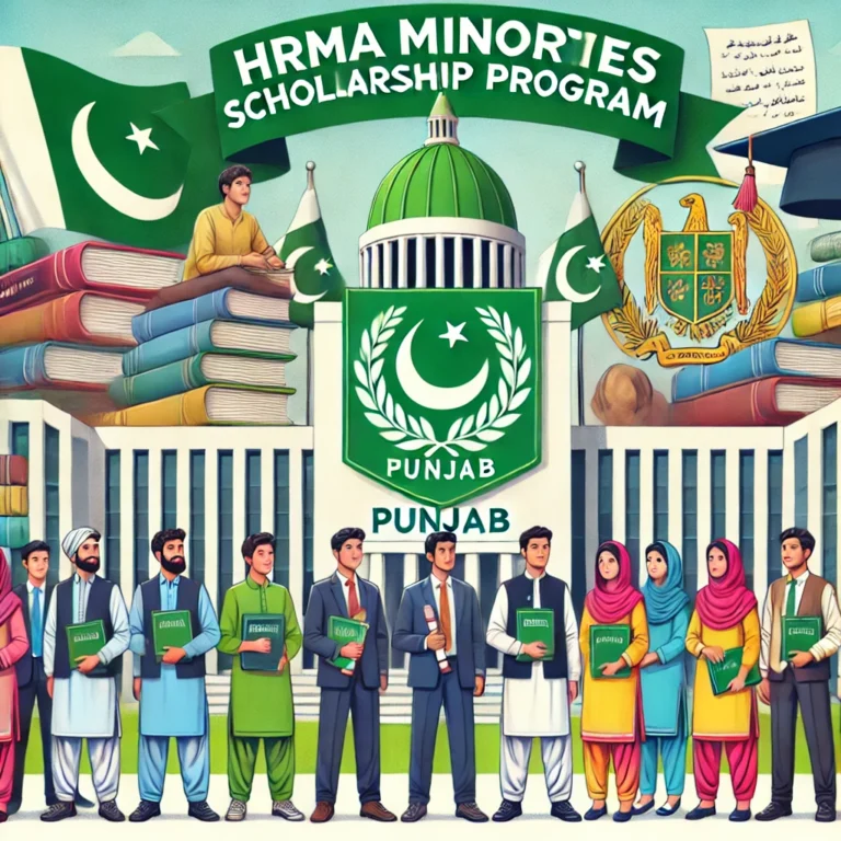 Latest Punjab Govt HRMA Minorities Scholarship for Matric to PhD Students 2025